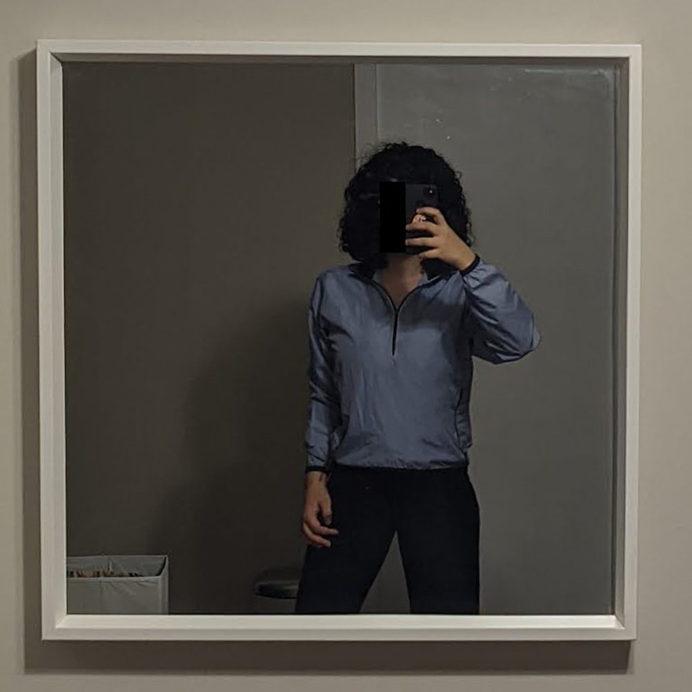 Nike Blue Long Sleeve Athletic Jacket